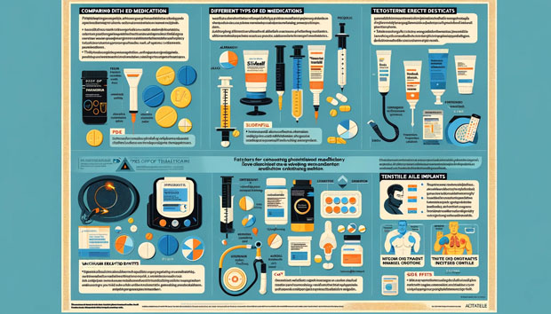 Comparing Different Types of ED Medications